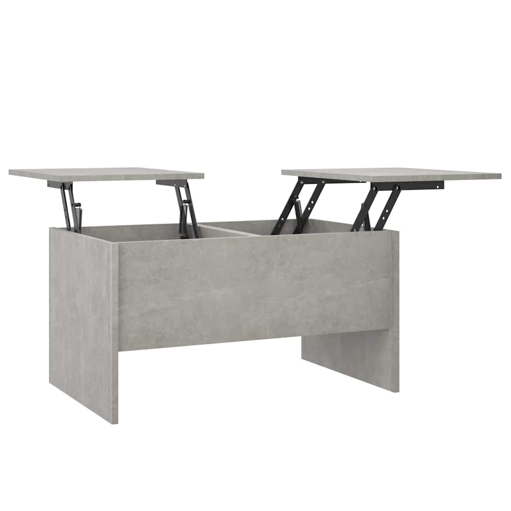 Coffee Table 80x50x42,5 cm Engineered Wood Width 80 cm Concrete grey 50 cm