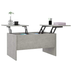 vidaXL Coffee Table | Concrete Grey | Engineered Wood | Medium 4