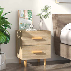 vidaXL Bed Cabinet Sonoma Oak 40x35x47.5 cm 1