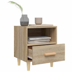 vidaXL Bedside Cabinet Sonoma Oak 40x35x47 cm 3