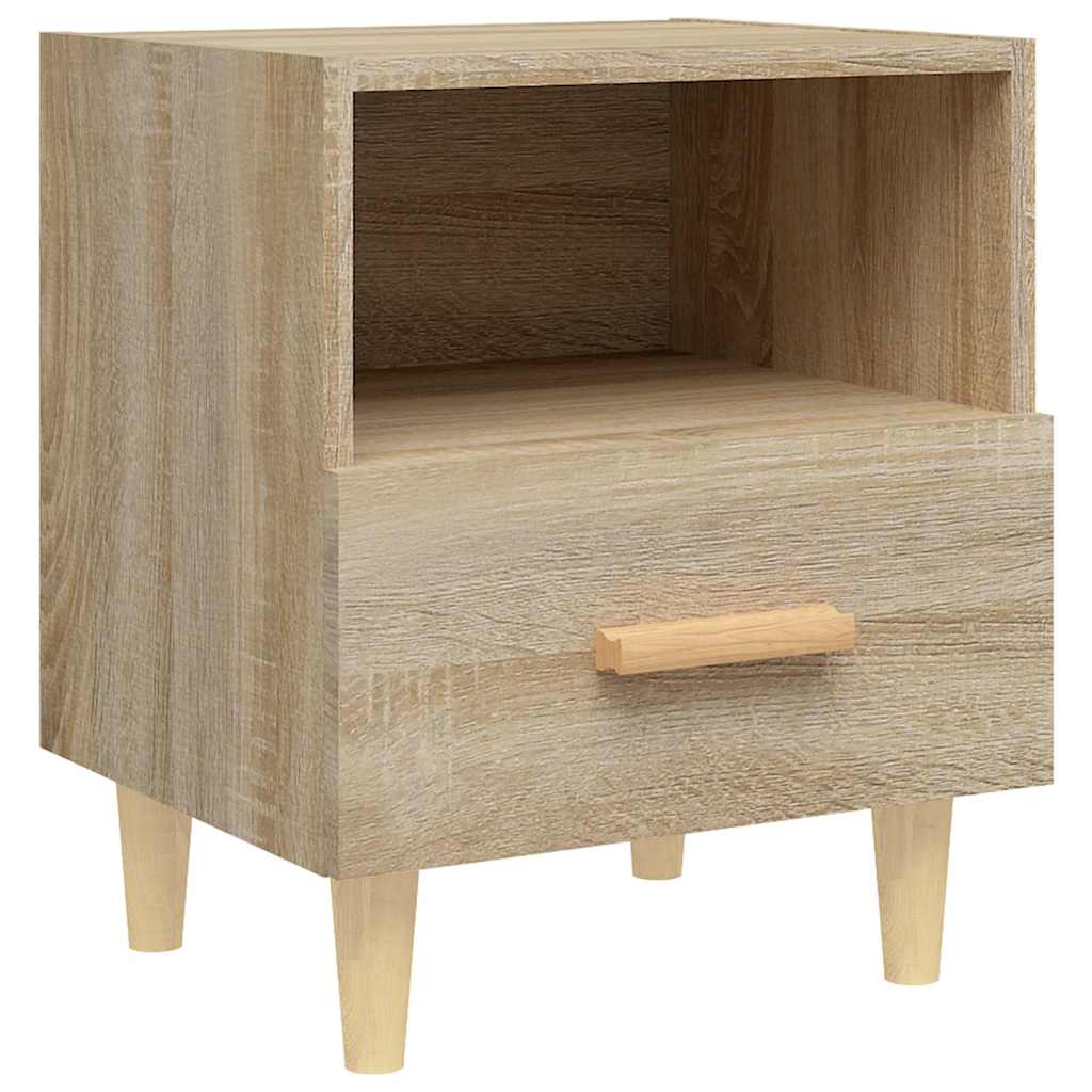 vidaXL Bedside Cabinets 2 pcs Sonoma Oak 40x35x47 cm 5