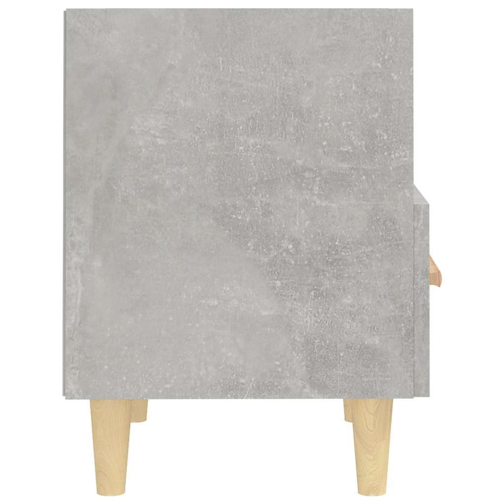 vidaXL Bedside Cabinet Concrete Grey 40x35x47 cm 6