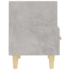 vidaXL Bedside Cabinet Concrete Grey 40x35x47 cm 6
