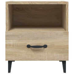 vidaXL Bedside Cabinet | Set of 2 | Sonoma oak | Engineered wood, metal 4