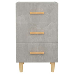 vidaXL Bedside Cabinet | Concrete Grey | Engineered Wood | Medium 4