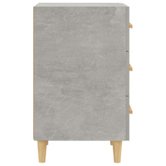 vidaXL Bedside Cabinet | Concrete Grey | Engineered Wood | Medium 5
