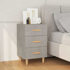 vidaXL Bedside Cabinet | Concrete Grey | Engineered Wood | Medium 1