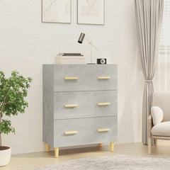 Sideboard 70x34x90 cm Engineered Wood Concrete grey