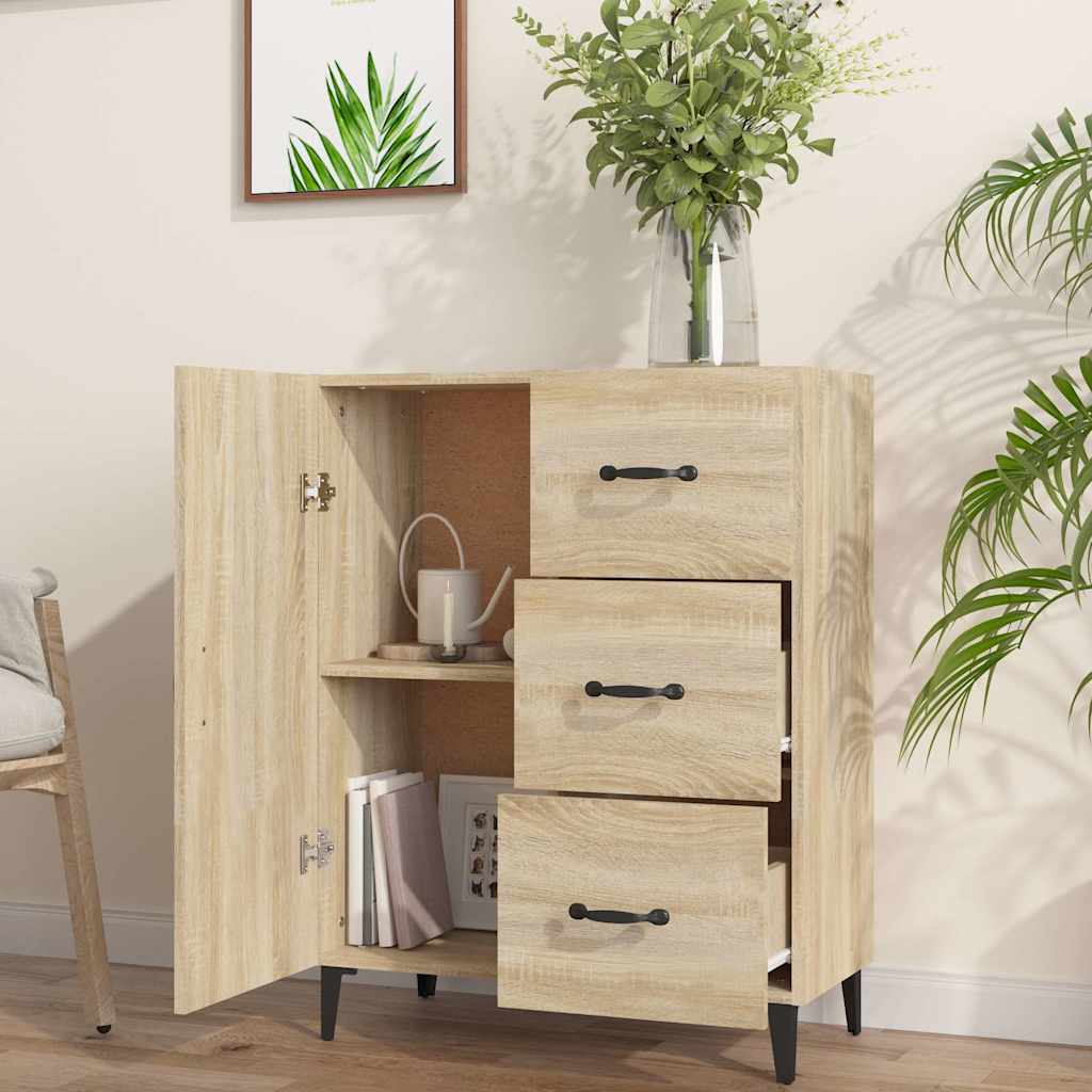 vidaXL Sideboard | Sonoma oak | Engineered wood | Standard | Sideboard 3