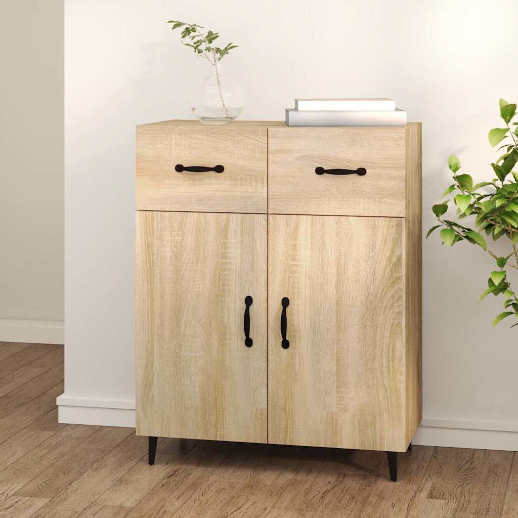 Sideboard 69,5x34x90 cm Engineered Wood Sonoma oak