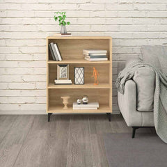 vidaXL Sideboard Sonoma Oak 69.5x32.5x90 cm Engineered Wood 6