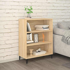 vidaXL Sideboard Sonoma Oak 69.5x32.5x90 cm Engineered Wood 1