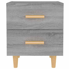 vidaXL Bed Cabinet Grey Sonoma 40x35x47.5 cm 3
