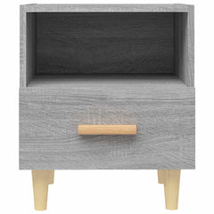 vidaXL Bedside Cabinet | Set of 2 | Grey Sonoma 4