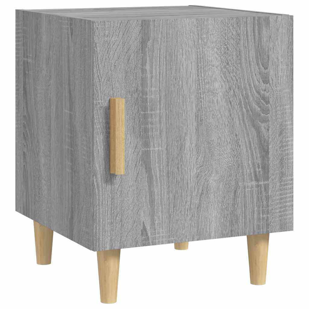 vidaXL Bedside Cabinet |  Set of 2 | Grey Sonoma | Engineered Wood | 40x40x50 cm 3