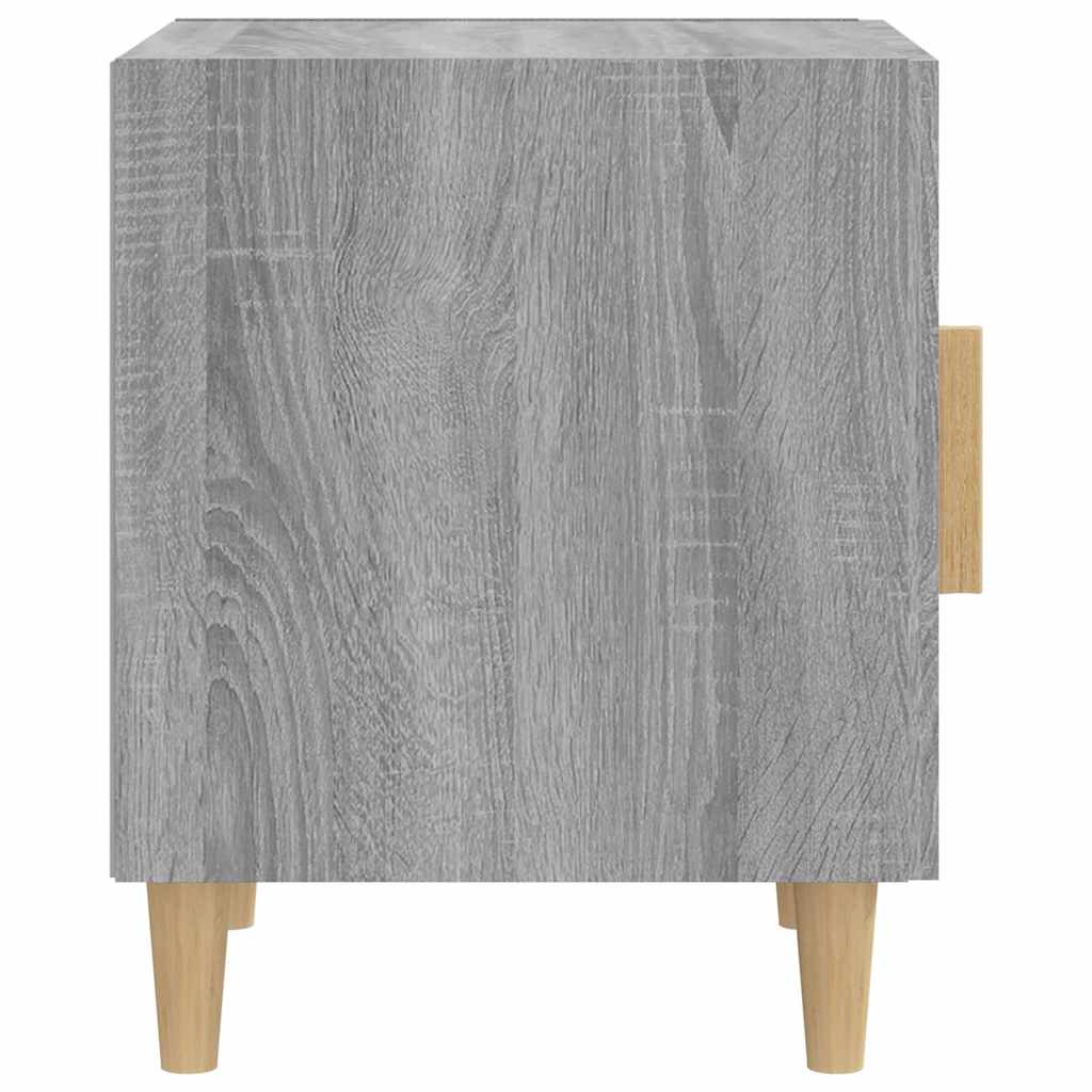 vidaXL Bedside Cabinet |  Set of 2 | Grey Sonoma | Engineered Wood | 40x40x50 cm 5