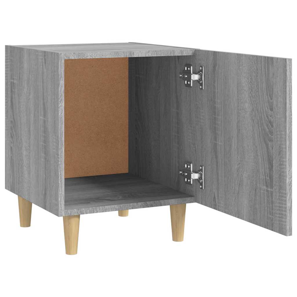 vidaXL Bedside Cabinet |  Set of 2 | Grey Sonoma | Engineered Wood | 40x40x50 cm 6