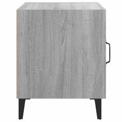 vidaXL Bedside Cabinet | Set of 2 | Grey Sonoma | Engineered wood, metal 5