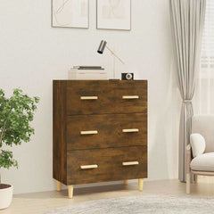 Sideboard 70x34x90 cm Engineered Wood Smoked oak