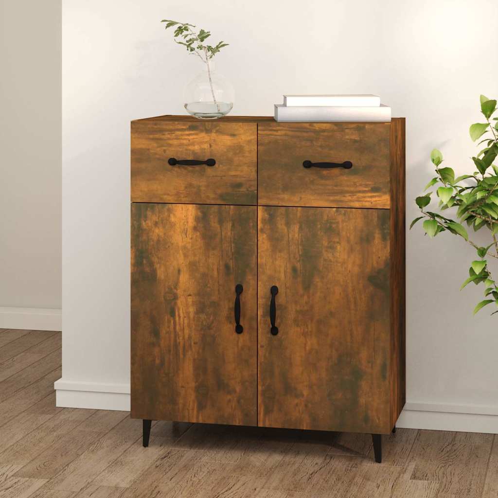 Sideboard 69,5x34x90 cm Engineered Wood Smoked oak