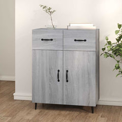 Sideboard 69,5x34x90 cm Engineered Wood Grey sonoma