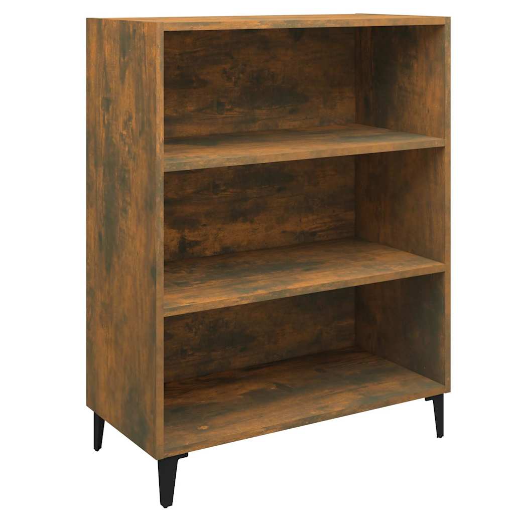 vidaXL Sideboard Smoked Oak 69.5x32.5x90 cm Engineered Wood 2