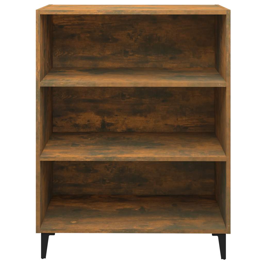 vidaXL Sideboard Smoked Oak 69.5x32.5x90 cm Engineered Wood 3