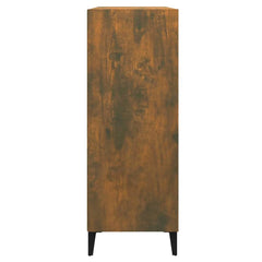 vidaXL Sideboard Smoked Oak 69.5x32.5x90 cm Engineered Wood 4