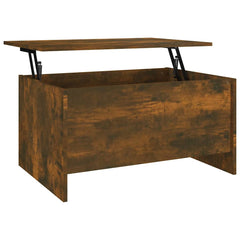 vidaXL Coffee Table | Smoked Oak | Engineered Wood | 80x55.5x41.5 cm 2
