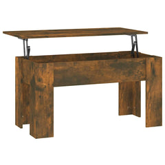 vidaXL Coffee Table | Smoked Oak | Engineered Wood | 101 cm x 49 cm x 52 cm 2