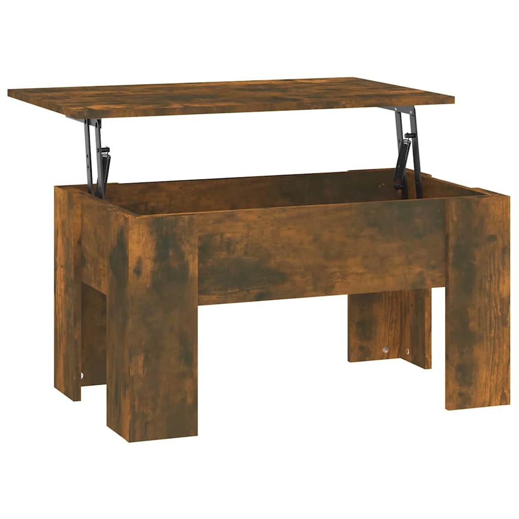 vidaXL Coffee Table | Smoked Oak | Engineered Wood | Medium 5