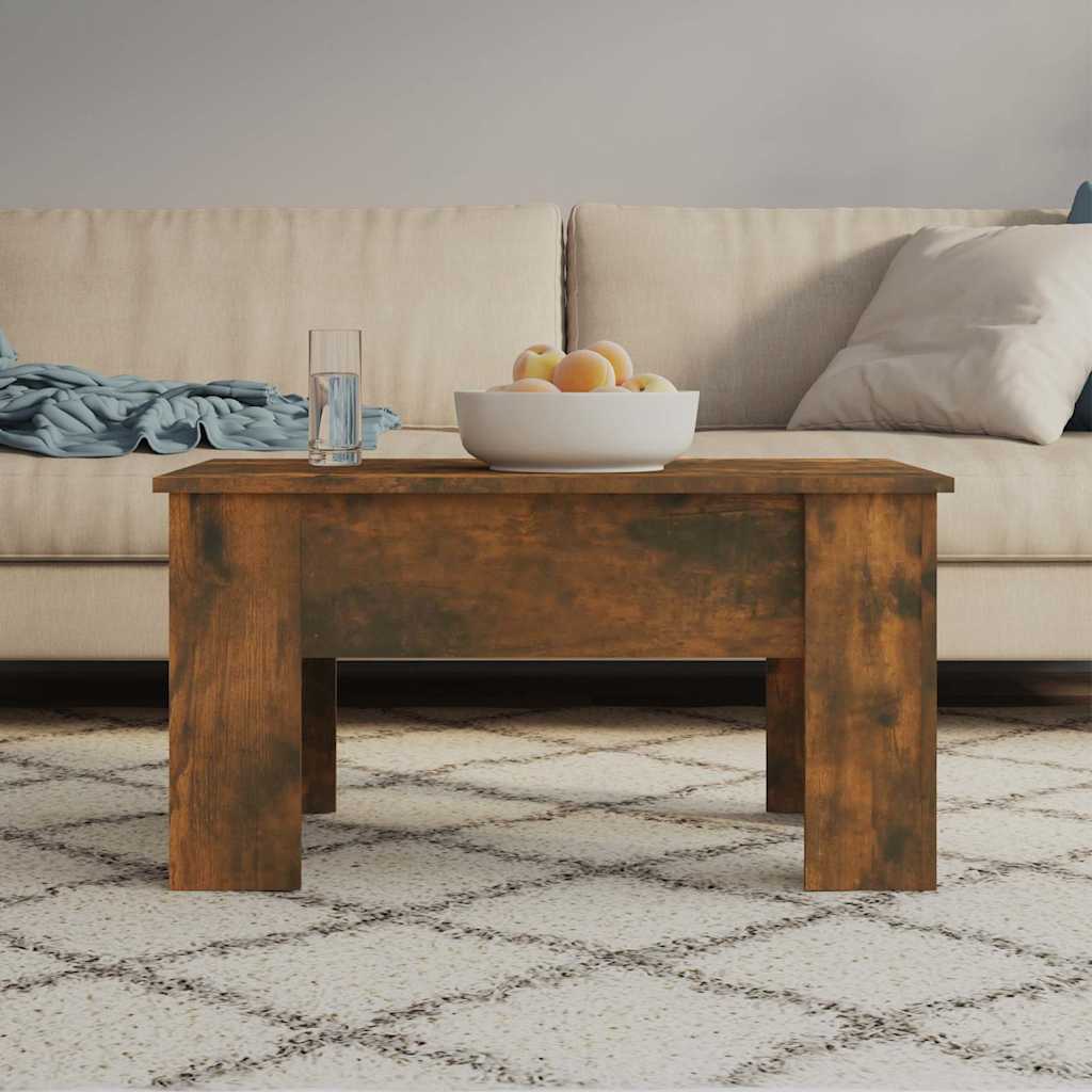 vidaXL Coffee Table | Smoked Oak | Engineered Wood | Medium 1