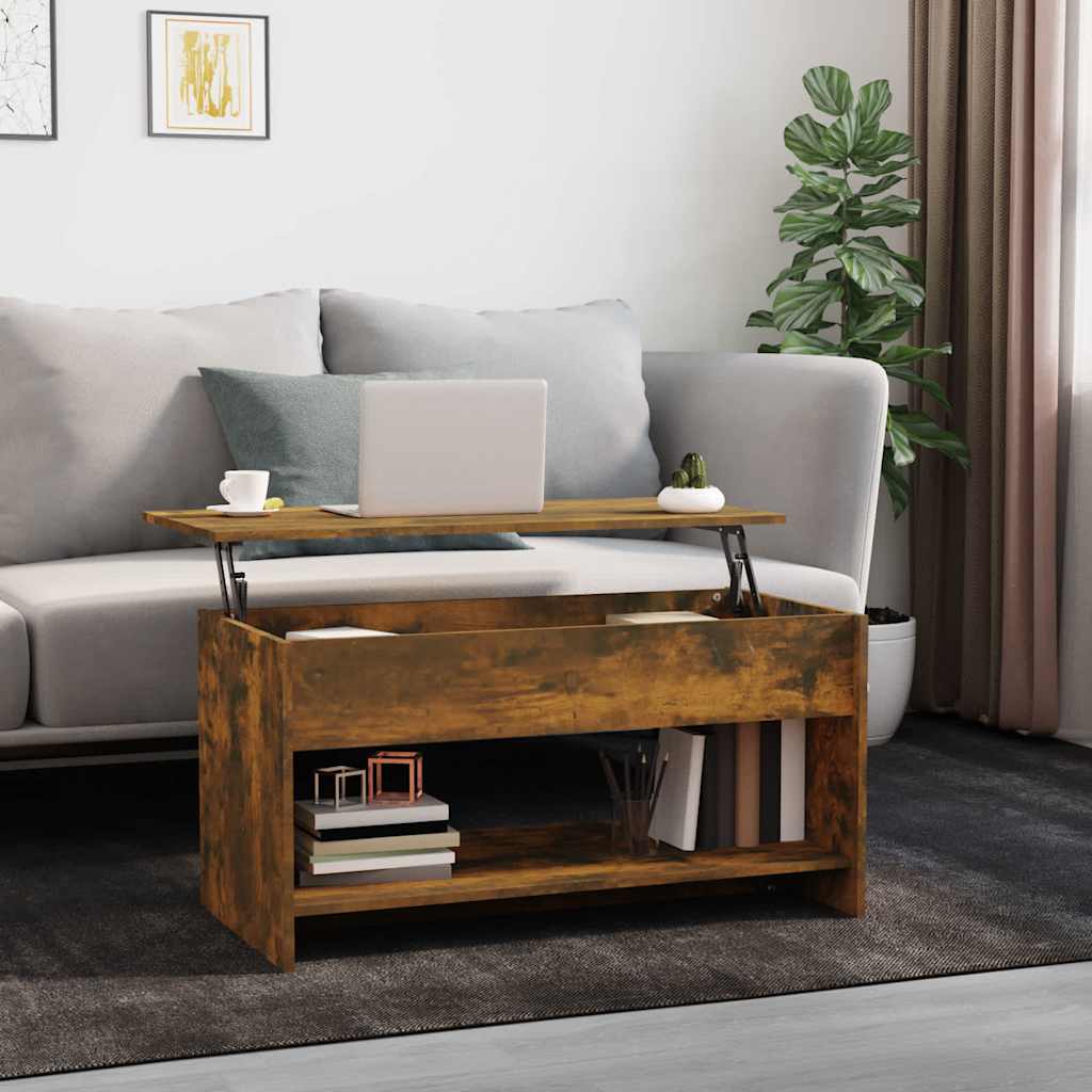vidaXL Coffee Table | Smoked oak | Engineered wood | Standard | Coffee Table 1