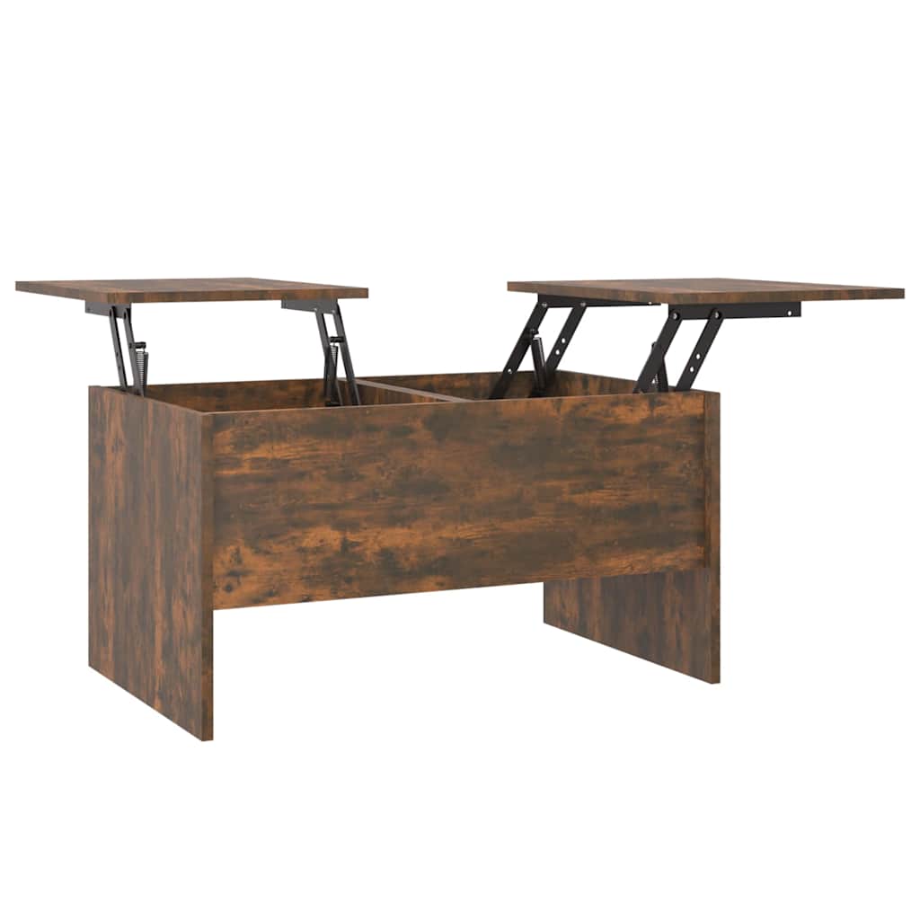 vidaXL Coffee Table | Smoked Oak | Engineered Wood | Medium 2