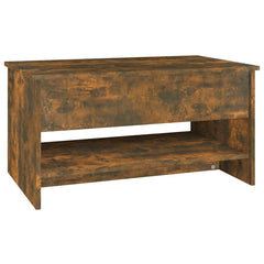 vidaXL Coffee Table | Smoked Oak | Engineered Wood | 80x50x40 cm 5