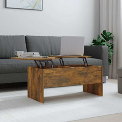 vidaXL Coffee Table | Smoked oak | Engineered wood | Medium | Coffee Table 1