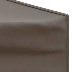 Folding Party Tent with Sidewalls Width 3 m Taupe 3 m