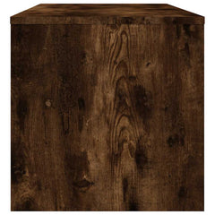 vidaXL TV Cabinet Smoked Oak 100x40x40 cm Engineered Wood 5