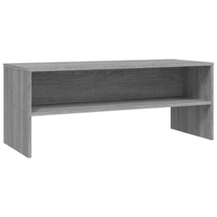 vidaXL TV Cabinet Grey Sonoma 100x40x40 cm Engineered Wood 2