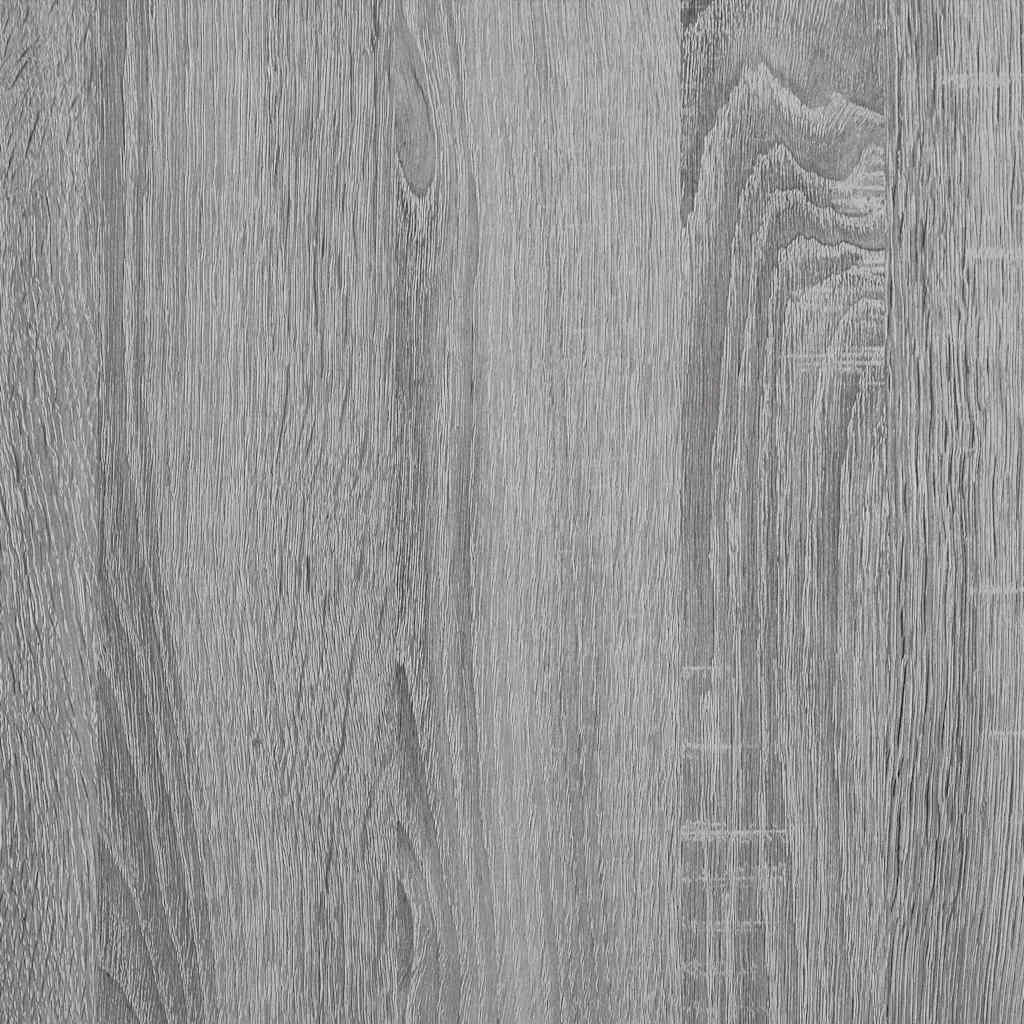 vidaXL TV Cabinet Grey Sonoma 100x40x40 cm Engineered Wood 6