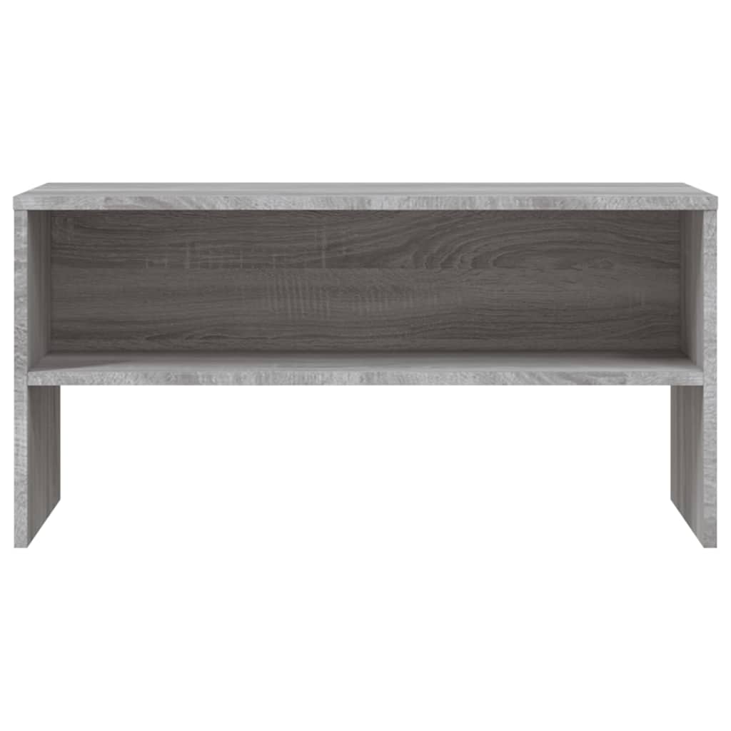 vidaXL TV Cabinet Grey Sonoma 80x40x40 cm Engineered Wood 4