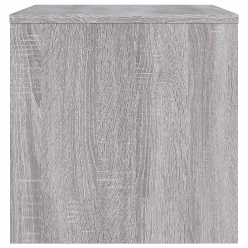 vidaXL TV Cabinet Grey Sonoma 80x40x40 cm Engineered Wood 5