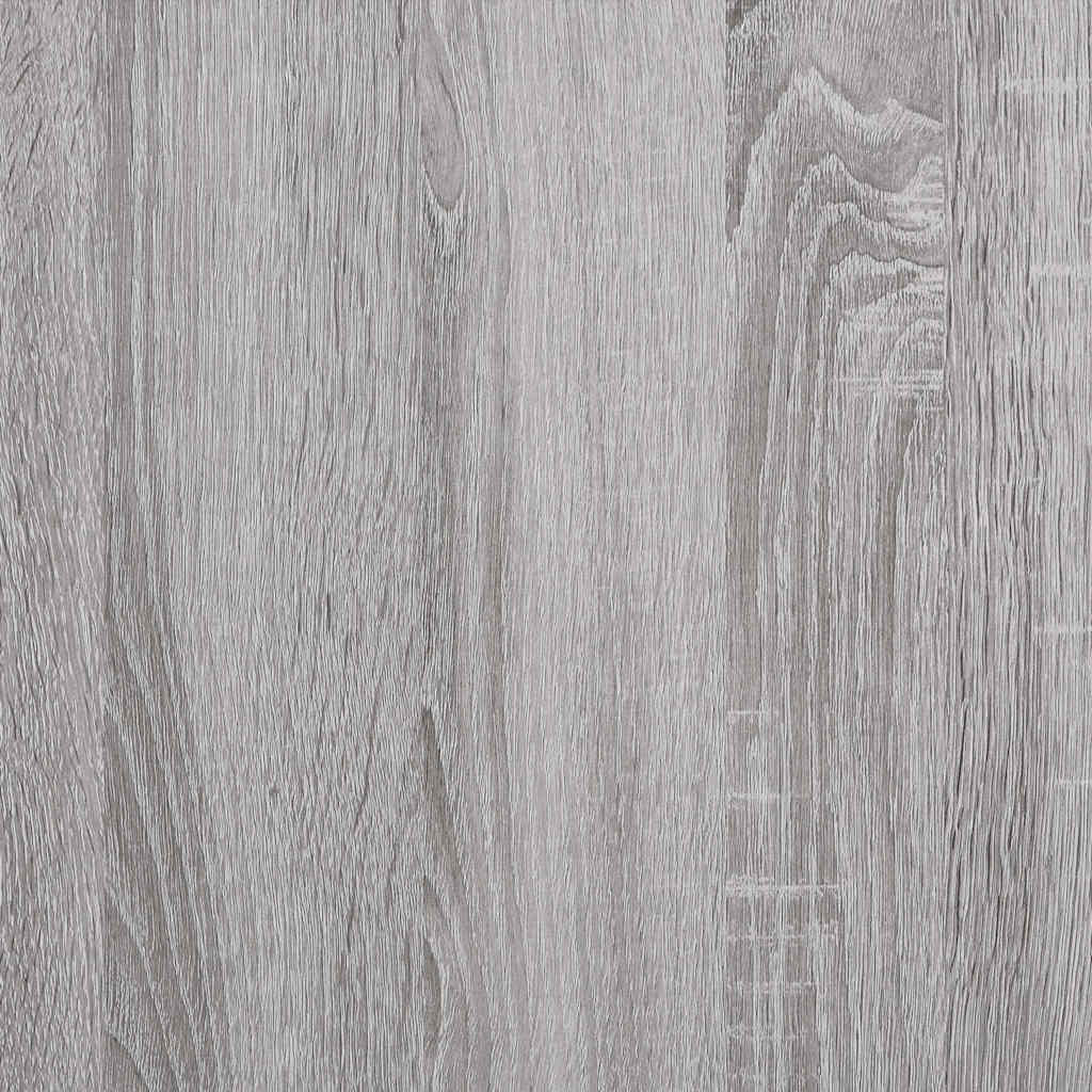vidaXL TV Cabinet with Castors Grey Sonoma 90x35x35 cm Engineered Wood 6
