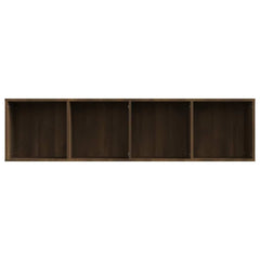 vidaXL Book Cabinet/TV Cabinet Brown Oak 143x30x36cm Engineered Wood 6