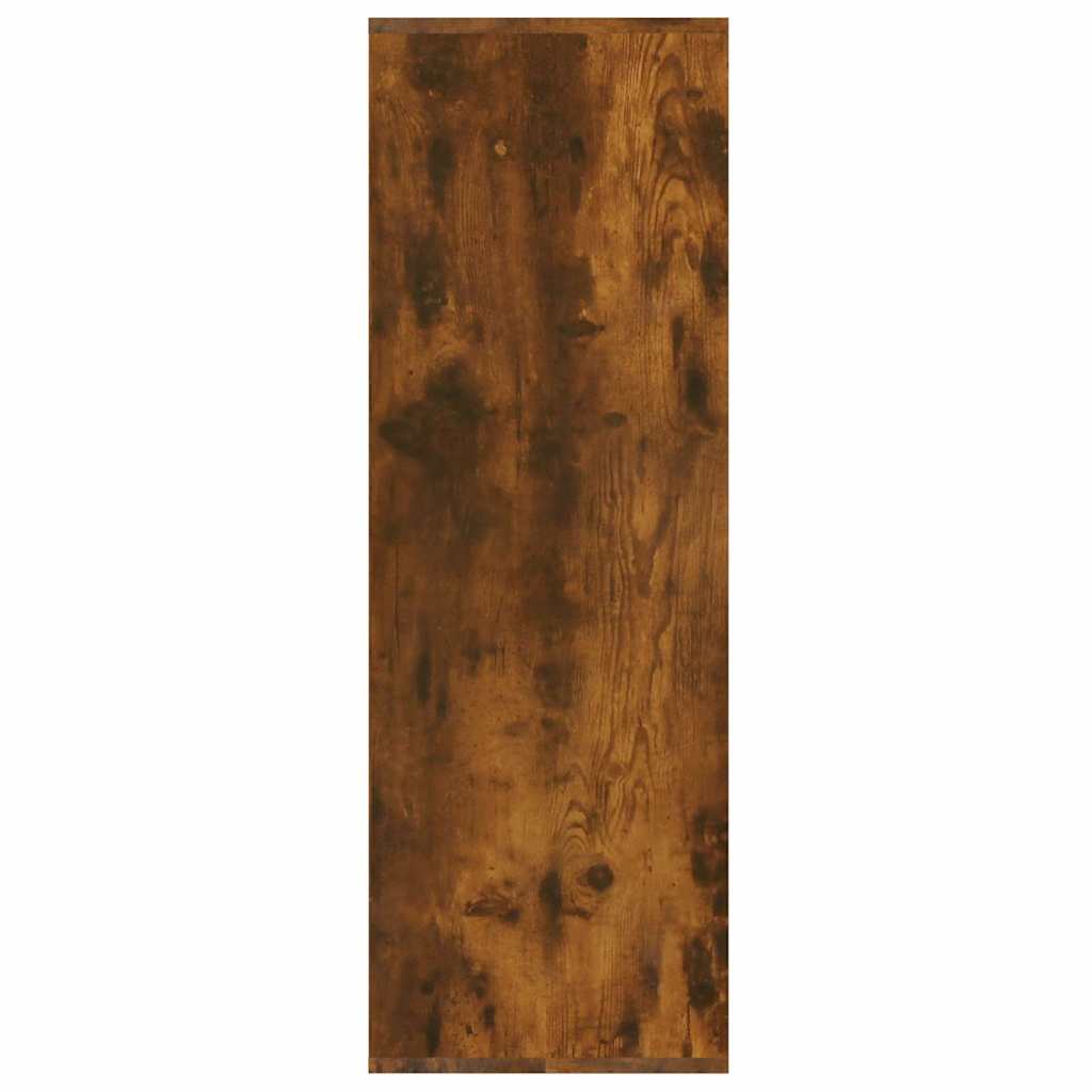 vidaXL Shoe Rack Smoked Oak 54x34x100.5 cm Engineered Wood 5