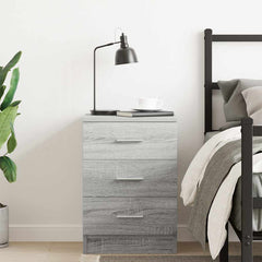 Bedside Cabinet Engineered Wood 1