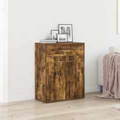 vidaXL Sideboard Smoked Oak 60x30x75 cm Engineered Wood 1