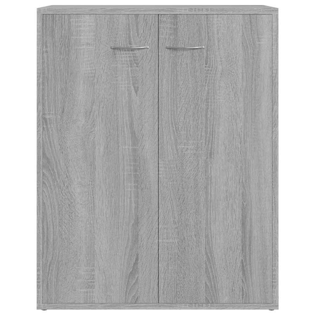 vidaXL Sideboard Grey Sonoma 60x30x75 cm Engineered Wood 6