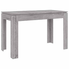 vidaXL Dining Table Grey Sonoma 120x60x76 cm Engineered Wood 2
