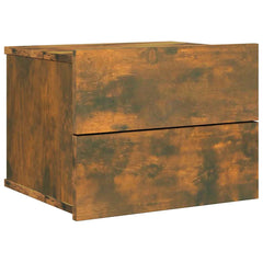 vidaXL Bedside Cabinets 2 pcs Smoked Oak 40x30x30 cm Engineered Wood 4